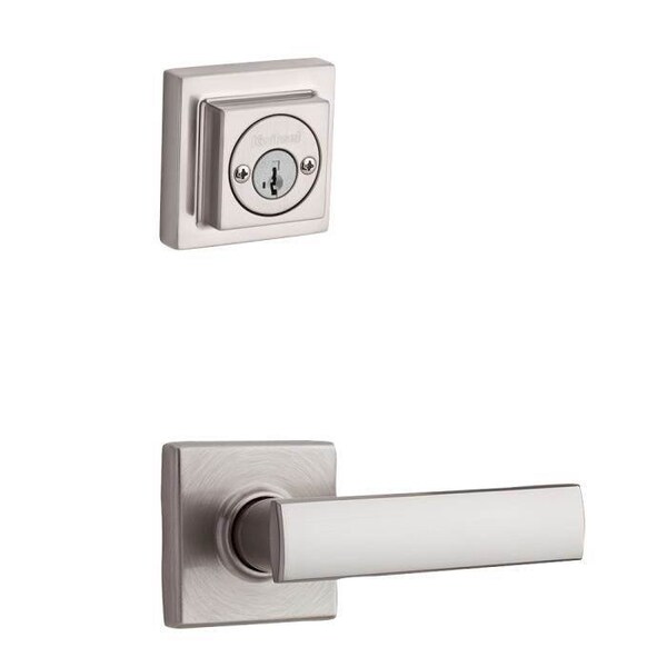 Kwikset Vedani Lever Interior Double Cylinder Handleset Trim 976VDL-SQT-15-SMT - main